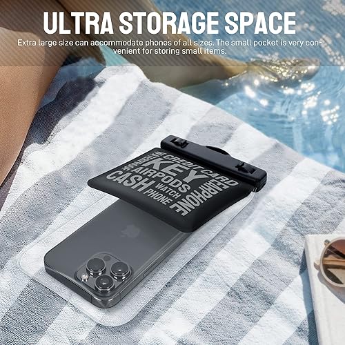 Miniatura 4 de Funda universal impermeable para teléfono doble espacio para iPhone 14 13 12 11 Pro Max XS Max XR X 8 Plus Galaxy S23 S22 Ultra, se adapta a todos