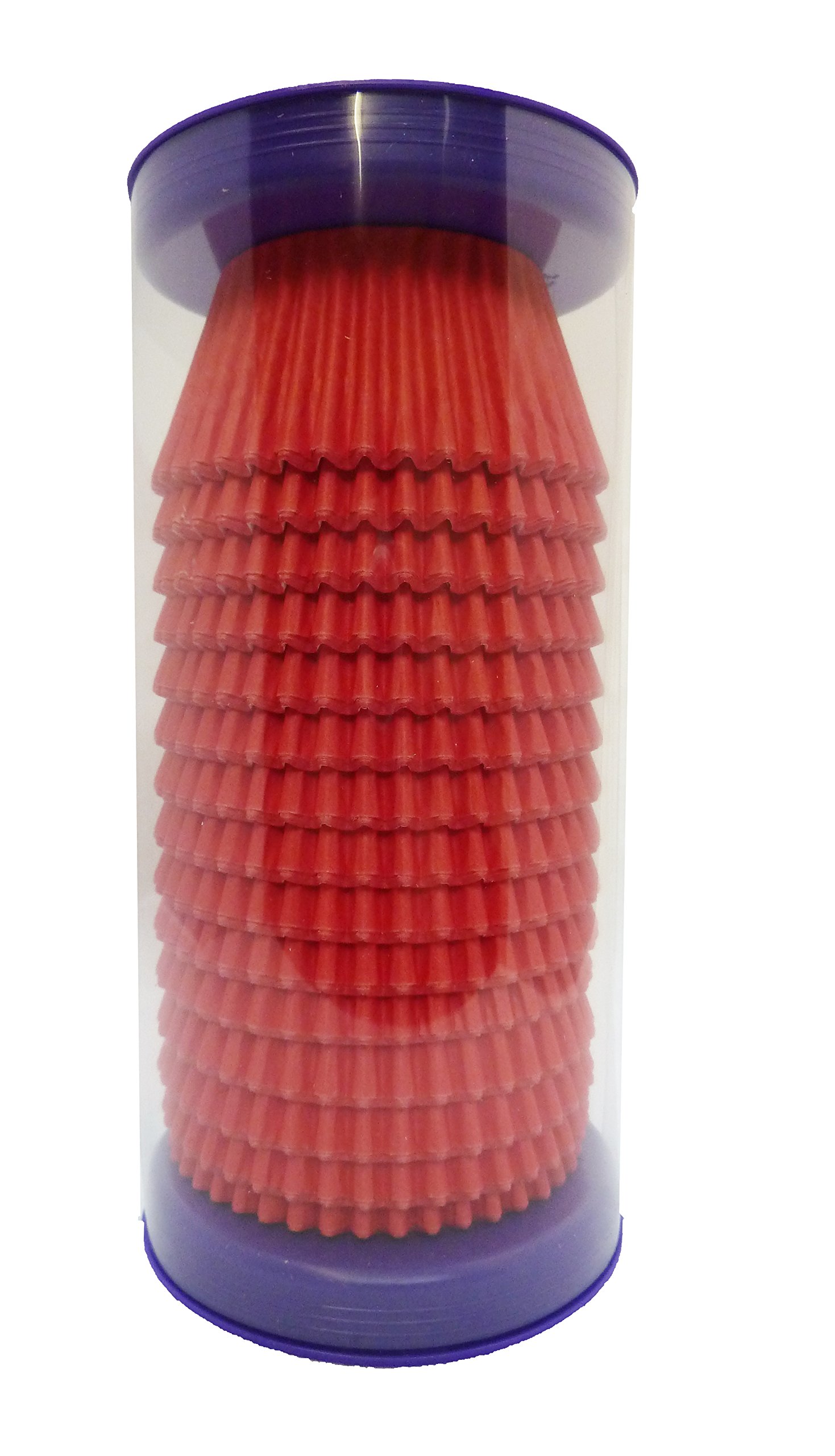 Scrumptious!180PC Cupcake Cases - Red - 65GSM 51mm x 38mm Greaseproof Paper Baking Cases - Great for Christmas Birthday and Anniversary Party Muffins Cakes and Bakes