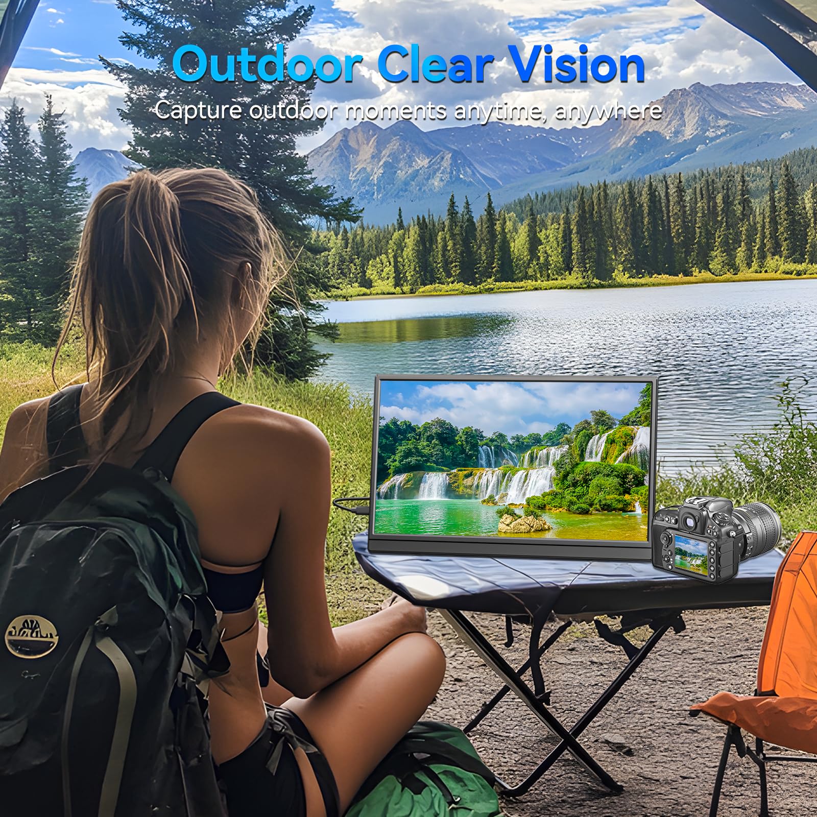 Amazon.com: Veout Portable Monitor 15.6-inch, 1080P USB-C HDMI