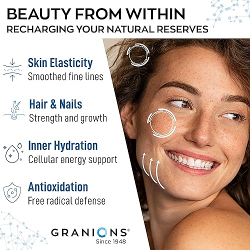 Miniatura 3 de Suplemento de colágeno marino en polvo, péptidos de colágeno marino hidrolizados tipo I, proteínas, biotina, ácido hialurónico, vitamina C,