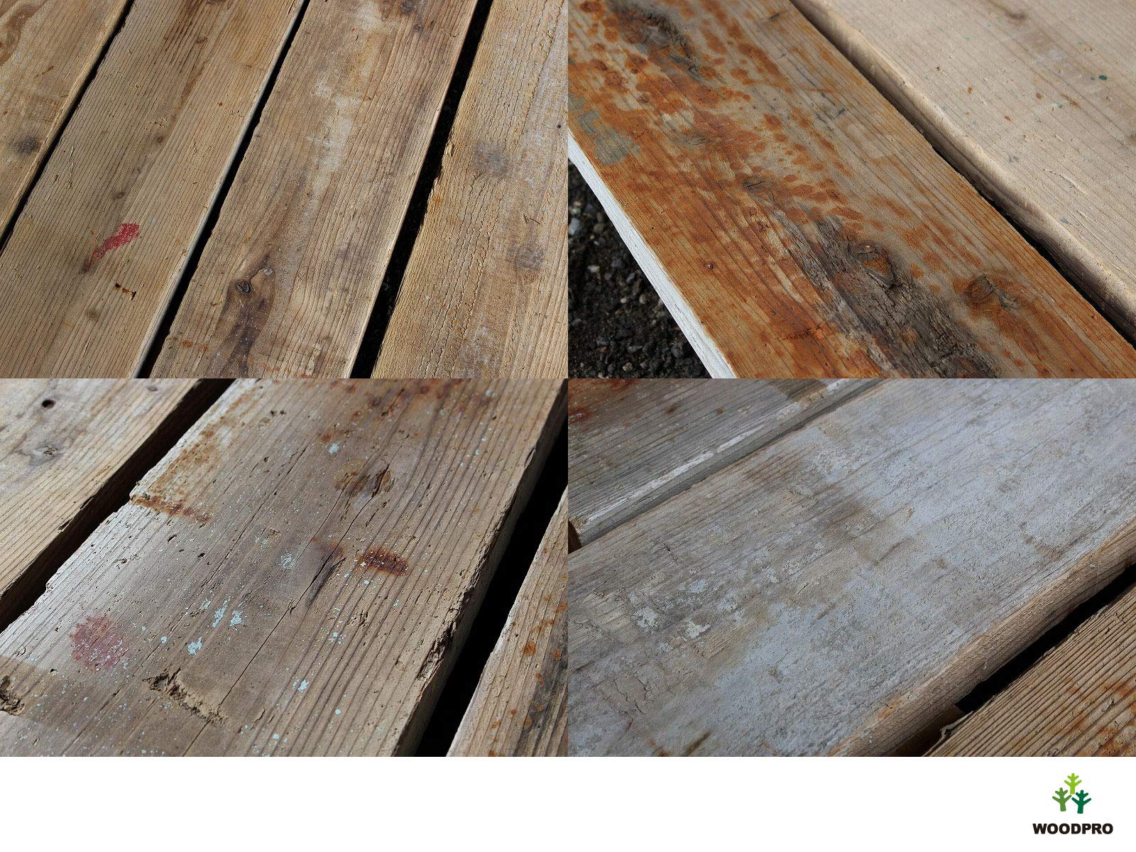 Amazon.co.jp: WOODPRO 古材 フリー板 荒材(あらざい)/簡易磨き 厚