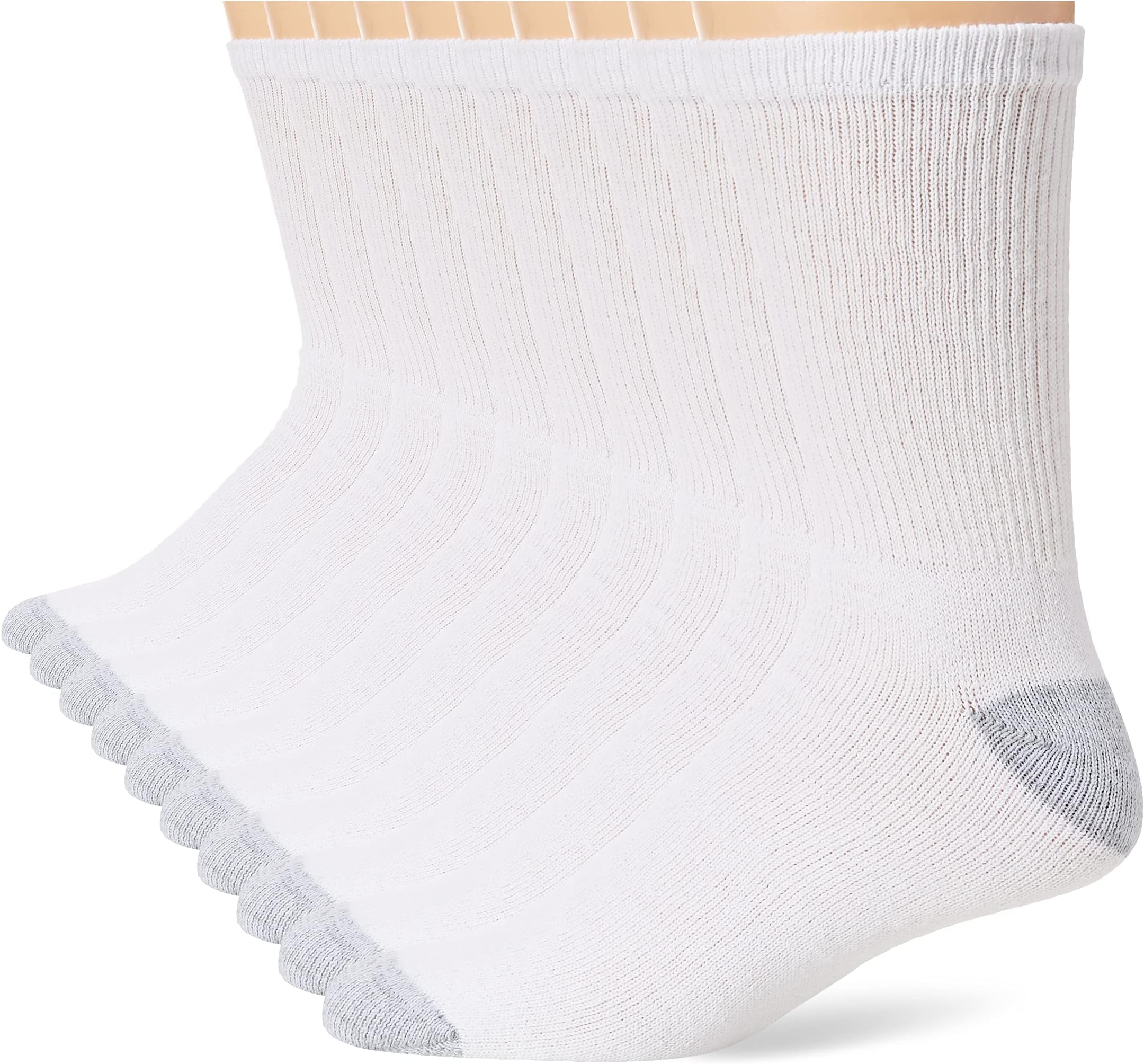 Hanes Men's 10-Pack Crew Socks