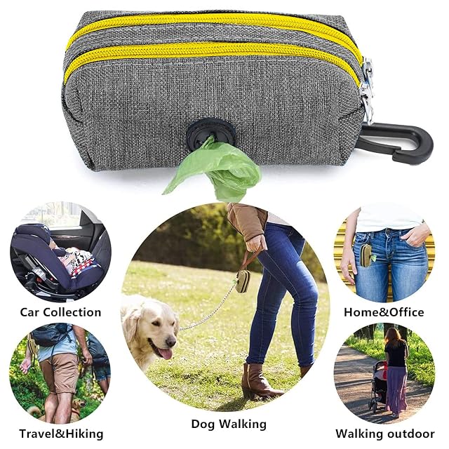 Foto 5 de 7 de PETCUTE Dispensador Bolsas de Perro,Soporte para Bolsas De Caca De Perro,Duradero Dispensador de Bolsas…