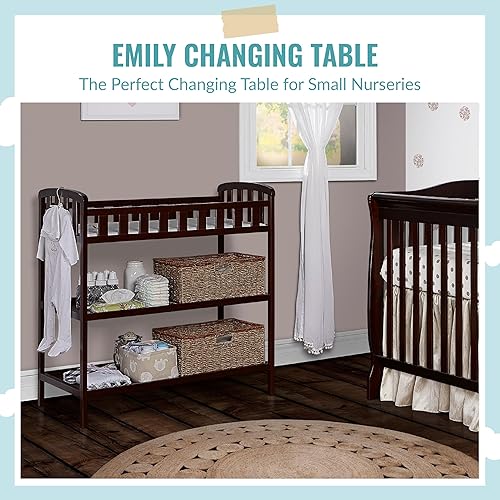 Miniatura 6 de Mesa cambiadora para bebés Dream On Me Emily Espresso