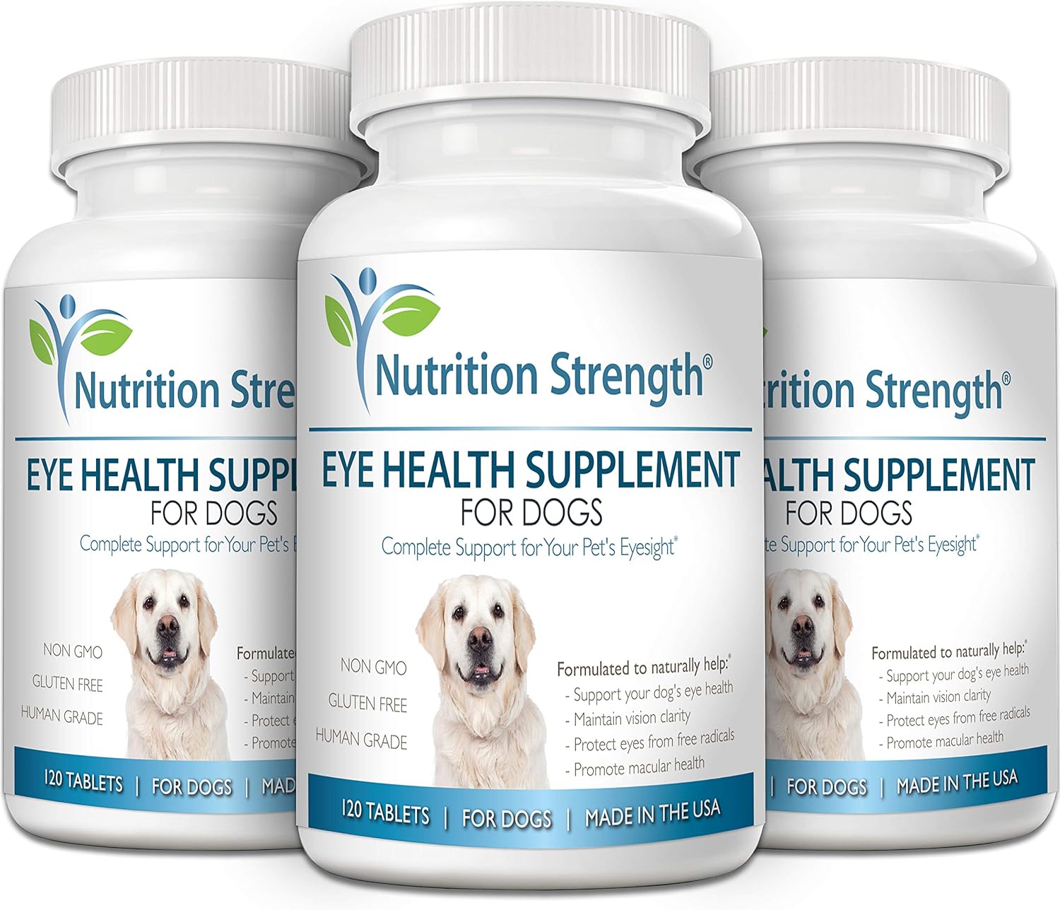 Buy Suplemen Kesehatan Mata Kekuatan Nutrisi Untuk Anjing Dengan Lutein Buah Bilberry Ekstrak Biji Anggur Teh Hijau Dukungan Multivitamin Untuk Alergi Mata Anjing Masalah Iritasi 120 Tablet Kunyah Online In