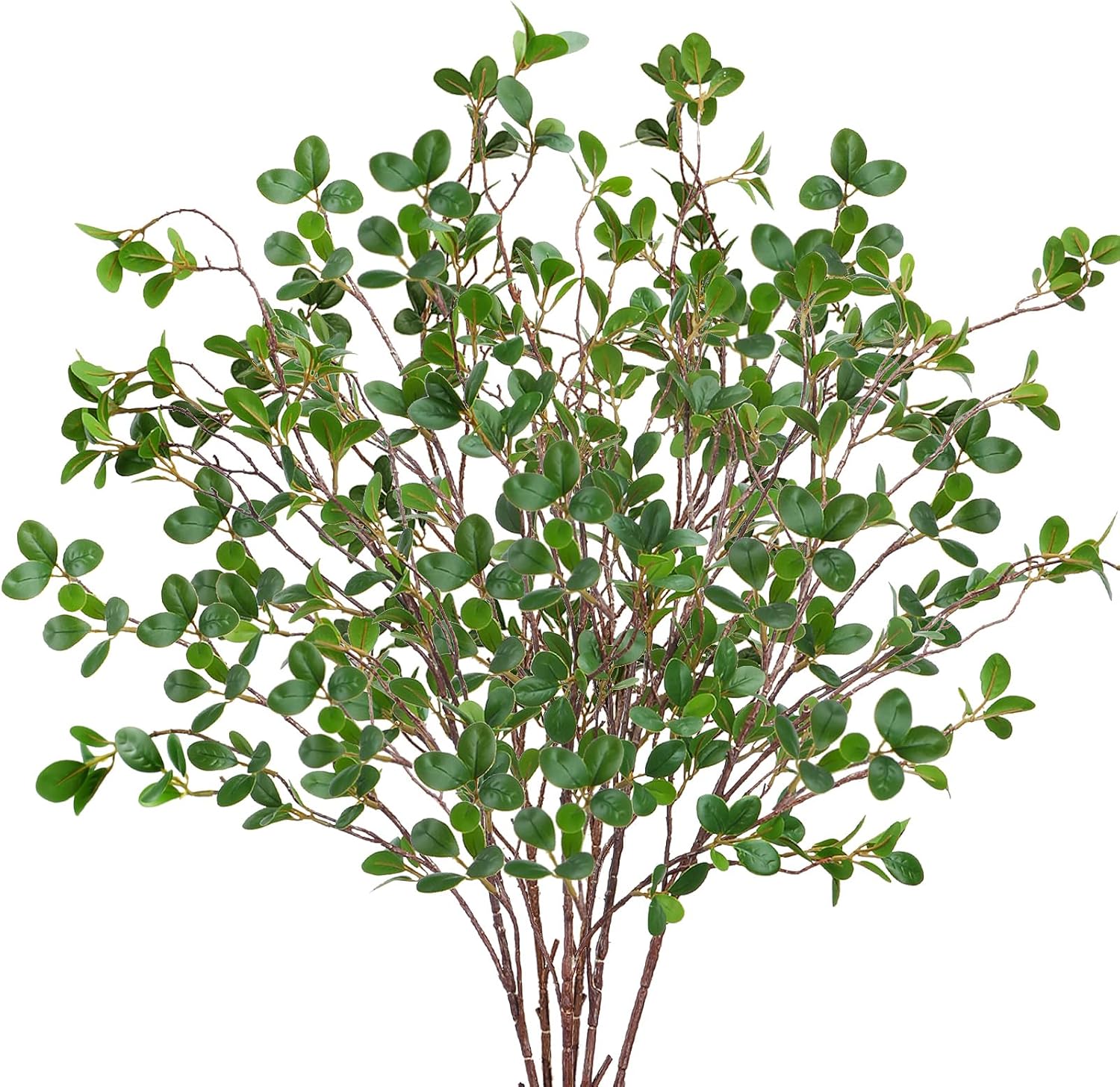 MHMJON 6 Packs 44" Artificial Greenery Stems Artificial