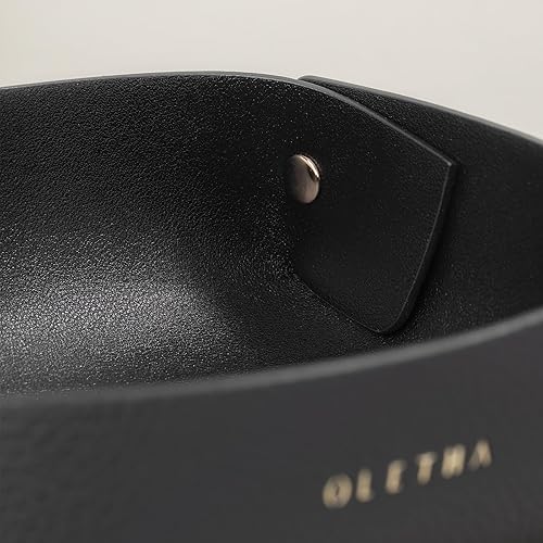 Miniatura 3 de OLETHA Plato estético pequeño para joyería, pequeño soporte plegable para anillos, diseño de celosía, marfil