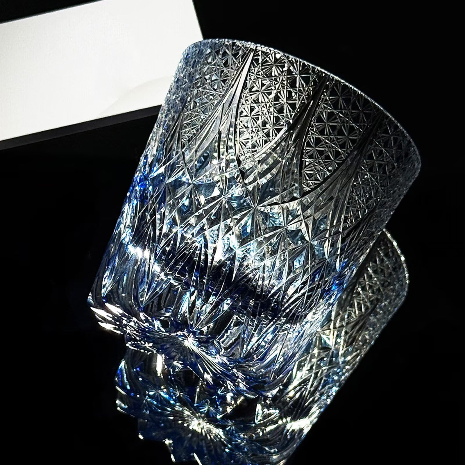 FCOVIRLEN Vaso de whisky de cristal sin plomo