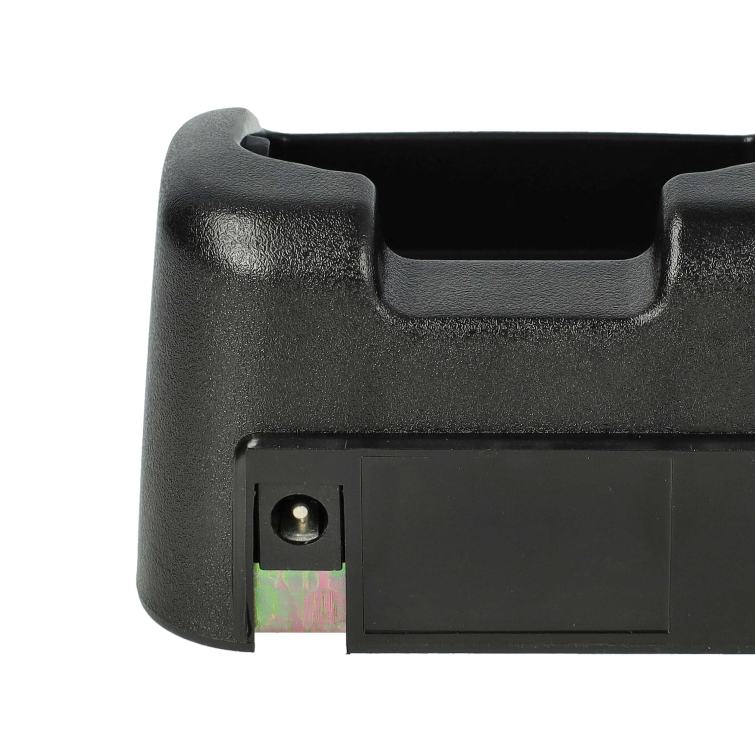 vhbw Cargador Compatible con Icom BP-232H, BP-232, BP-232WP, BP-232N, IC-4011 baterías de Radio - Estación de Carga + Fuente de alimentación, 9 V