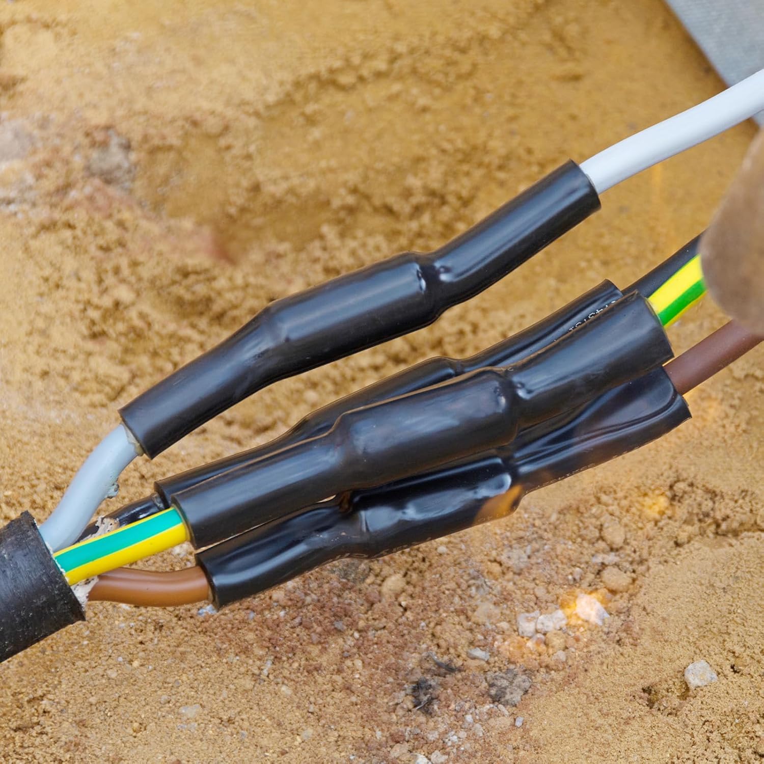 DMiotech Heat Shrink Tube Electrical Insulation Tube 2:1 Cable Wire Tubing Sleeving Wrap Black 2inch Diameter 82ft Long