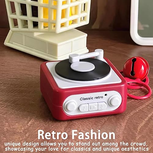 Miniatura 2 de Retro grabadora de cinta llavero portátil llavero colgante trasero embalaje accesorios para entusiastas de la música