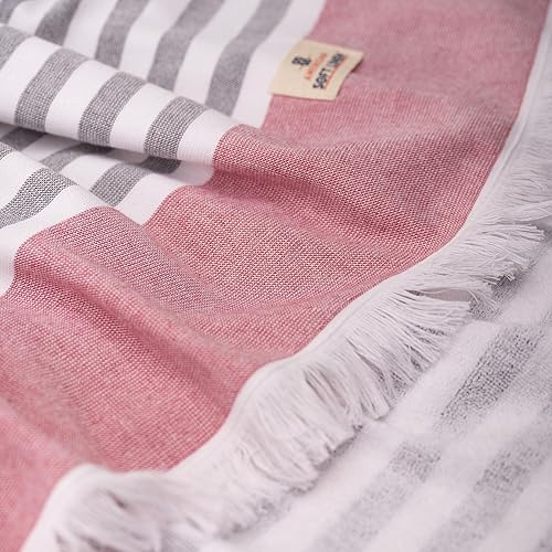 Miniatura 6 de American Soft Linen - Juego de toallas de baño turcas, 100% algodón, 35 x 60 pulgadas