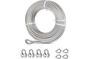 1/4 Inch Wire Rope - Exceptionally Strong and Versatile for Your Toughest Projects