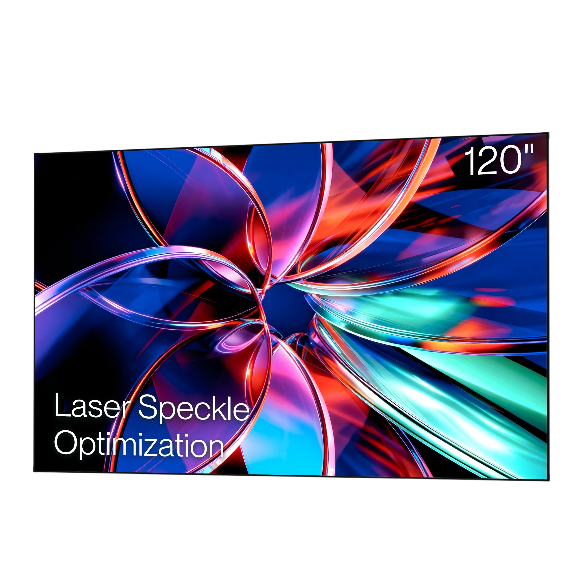 AWOL Valerion 120 Zoll Beamer Leinwand PureVision, Rahmenleinwand für Projektor, Anti-Speckle PET Mattweiß, 1,0 Gain, 170° Blickwinkel, 4K/8K UHD, für UST & Long-Throw Beamer