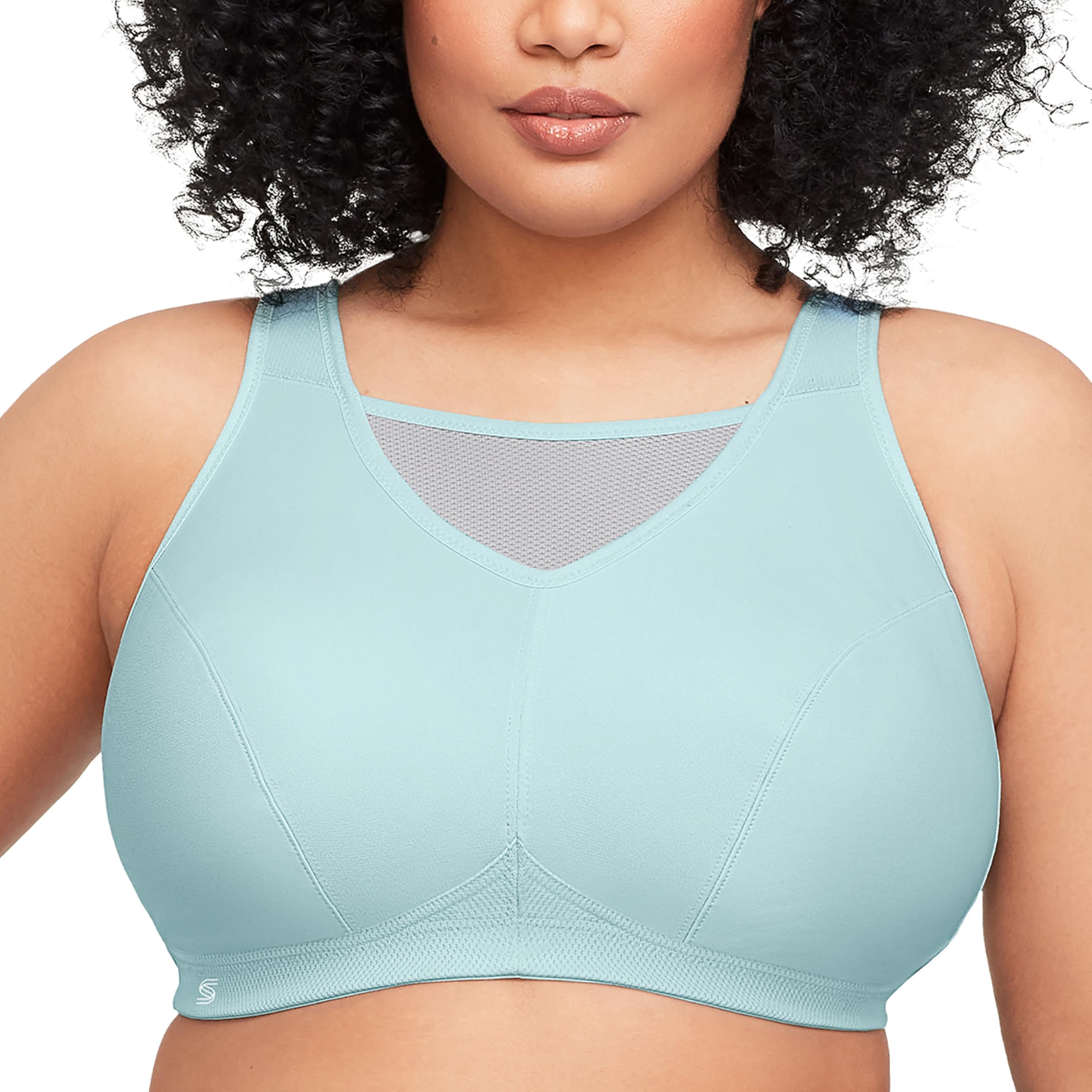Große Größen Plusgröße Bustier Sport-BH mit bestem Halt ohne Bügel Nr. 1066