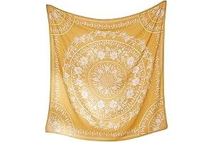 Simpkeely Sketched Bohemian Tapestry in Vibrant Yellow