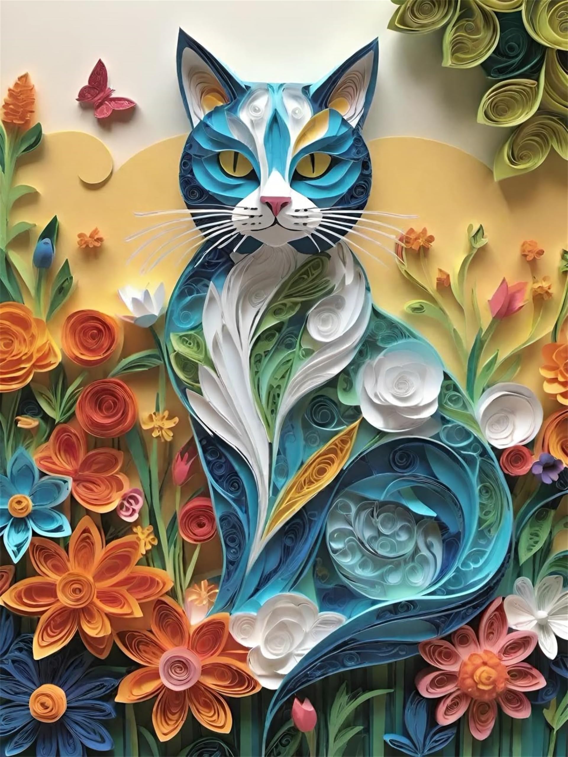 Hefeis Fox Diy Paint By Numbers Kits For Adults,Painting Kit On Canvas, Color By Numbers,Large Adult Paint By Number For Home Wall Decor,Gifts (Fox)