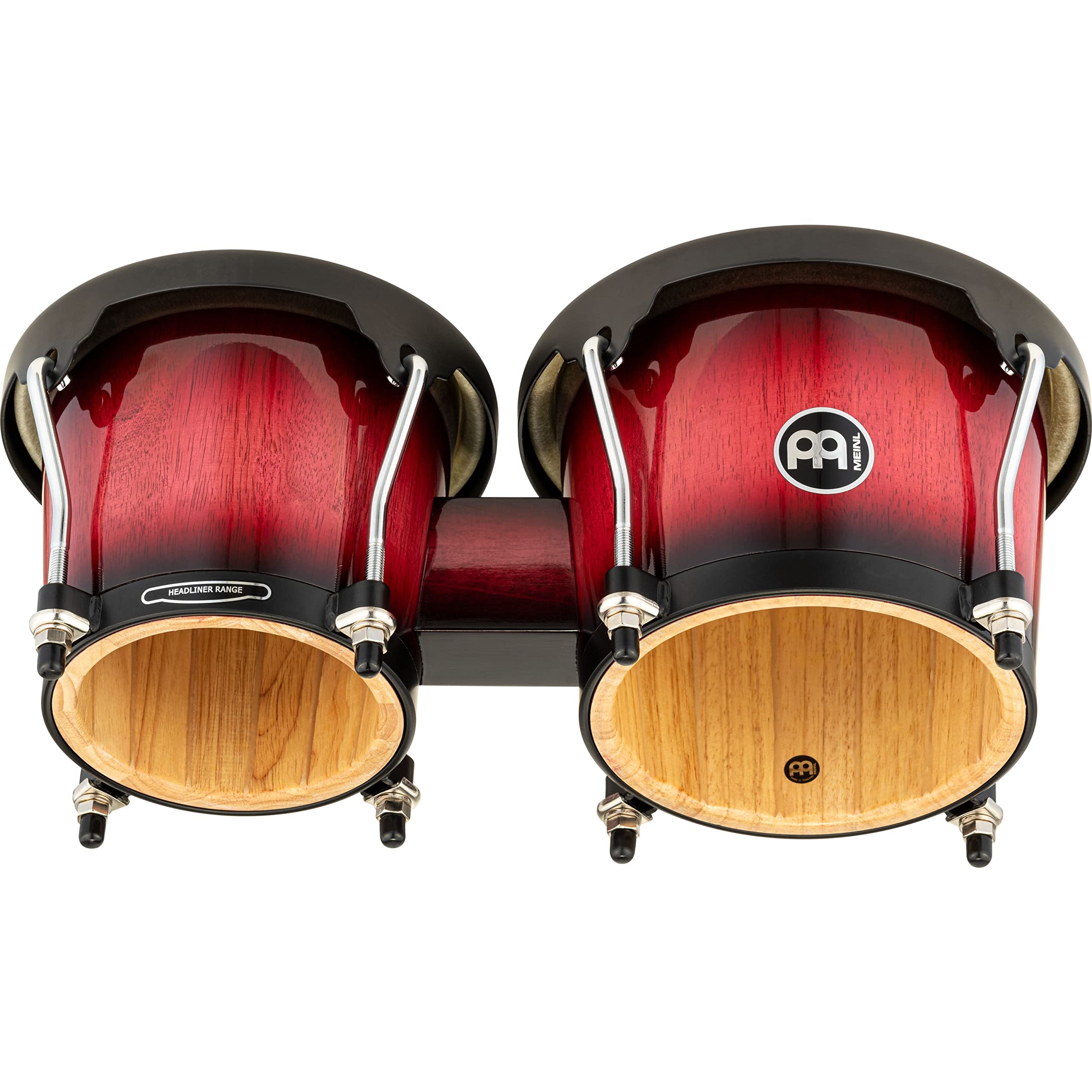 Meinl Headliner Bongos HB100WRB, 6 3/4"+8" Wine Red Burst #WRB