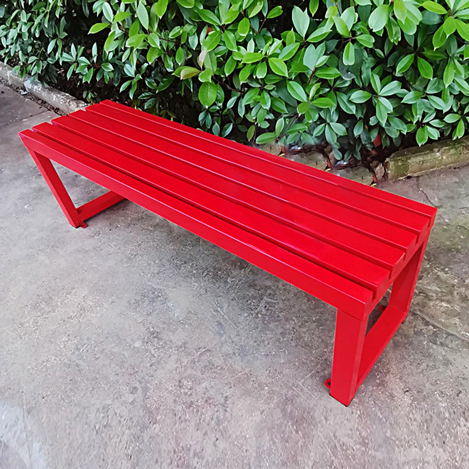 Banc d'extérieur en métal inoxydable pour éviter la rouille au jardin