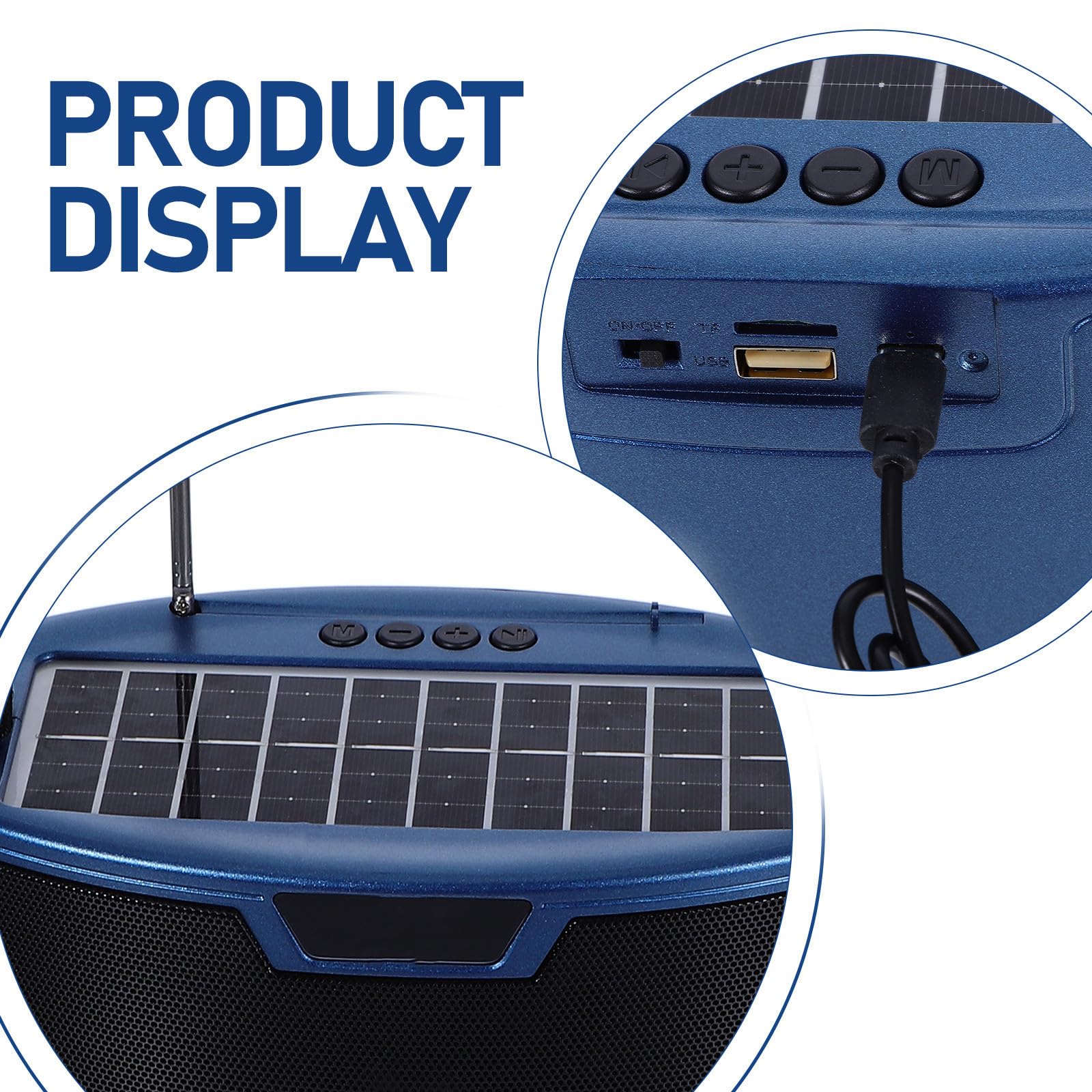 Altavoz Portátil Inalámbrico 5.3 Azul 8w de Plástico con Radio Integrada