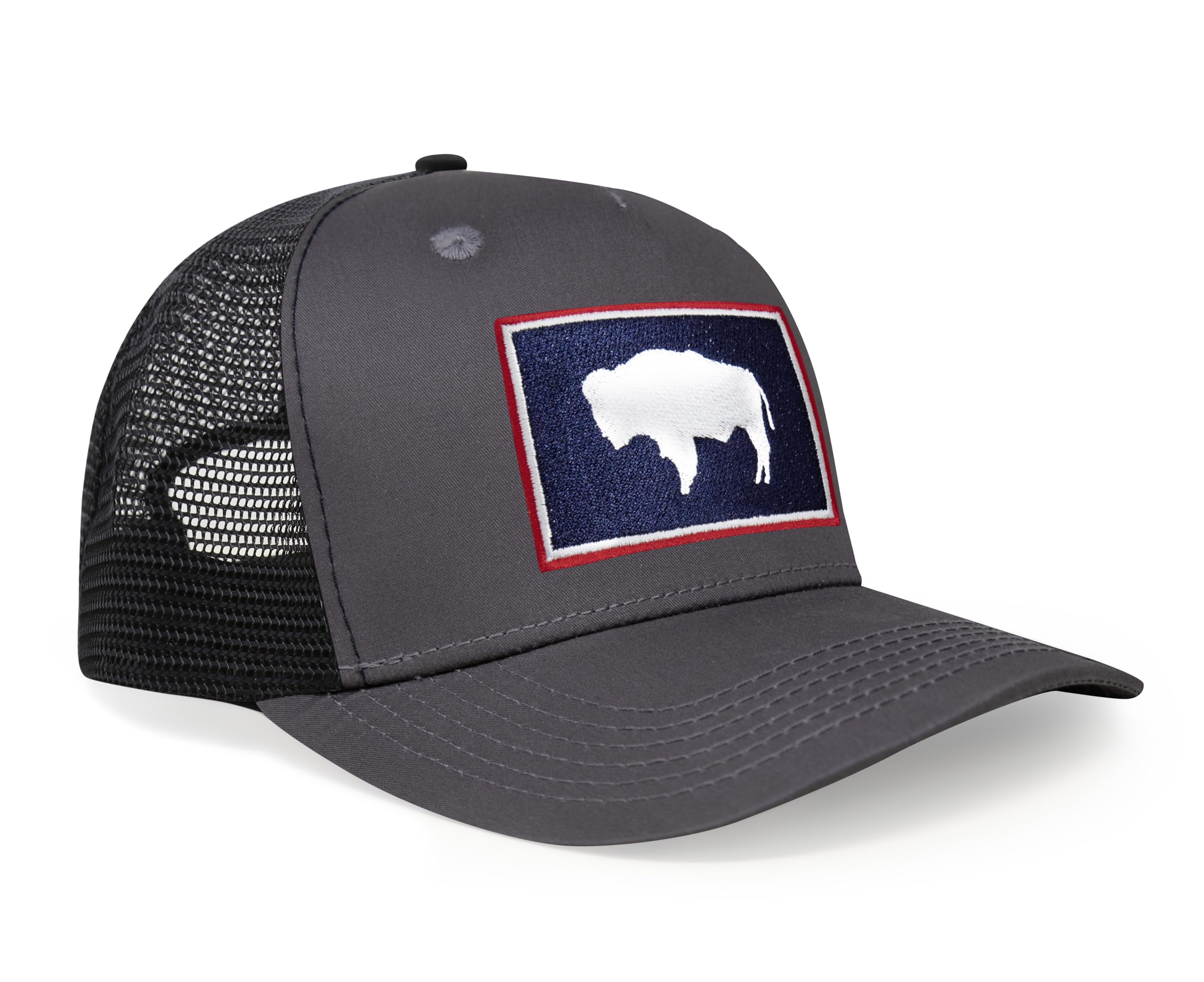 International Tie State Hat for Men and Women, Adjustable Snapback Trucker Baseball Cap with Embroidered Patch