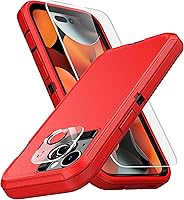 Vista 17 de MXX Funda de Alta Resistencia para iPhone 15 con Pantalla de Vidrio Templado, Protector de Lente de Cámara de 3 Capas, Protección Completa
