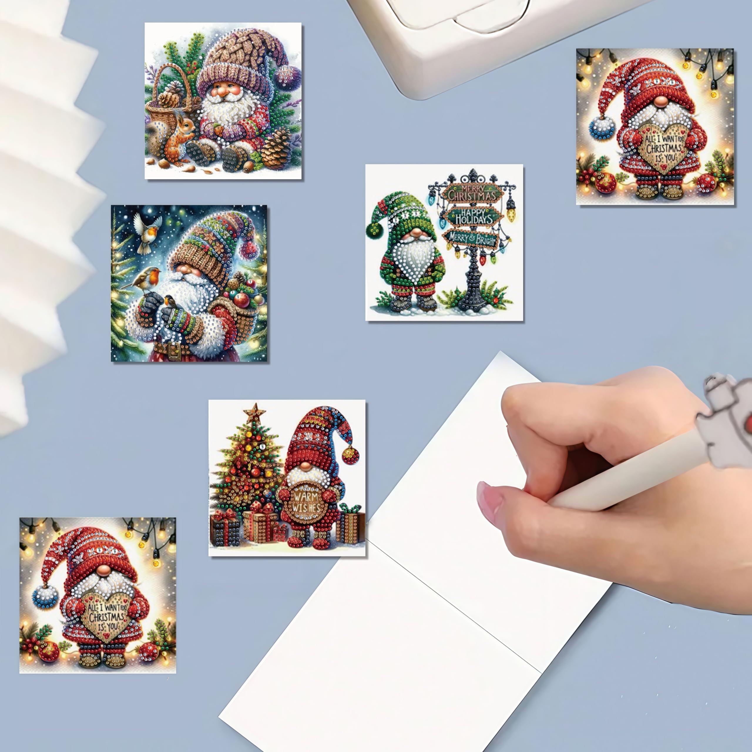 Diamond Art Christmas Cards - DIY Holiday Craft Kits -7