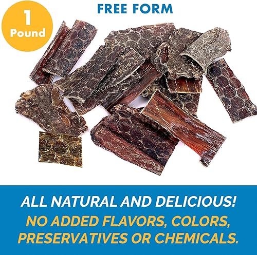 Miniatura 3 de (1 libra de carne de res para perros Goleta de esófago para perros, masticables 100% naturales y saludables para perros, carne seca totalmente