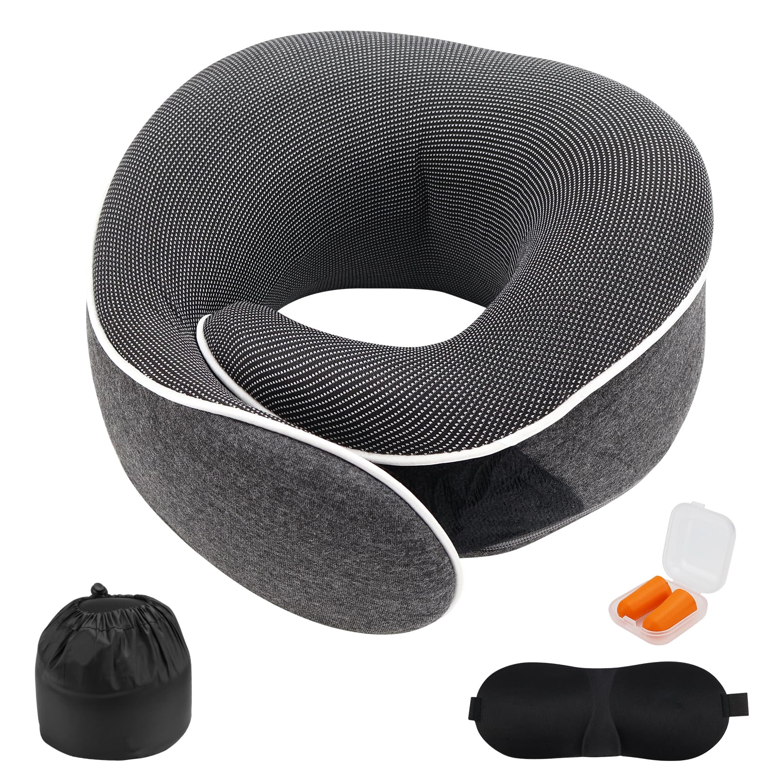 Coussin avion à mémoire de forme pour le confort en voiture et maison