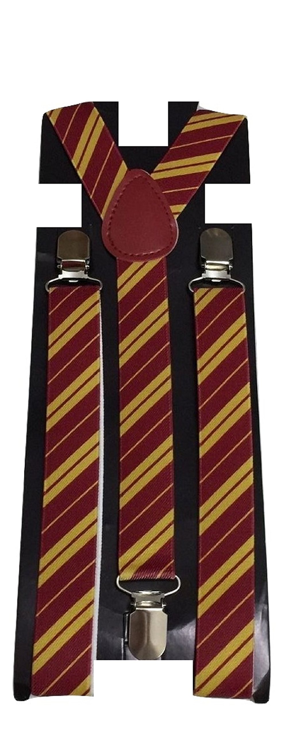 L&L® Unisex Adult Children Kids Boys Braces suspender Tartan Fancy UK (Adult, Gryffindor)