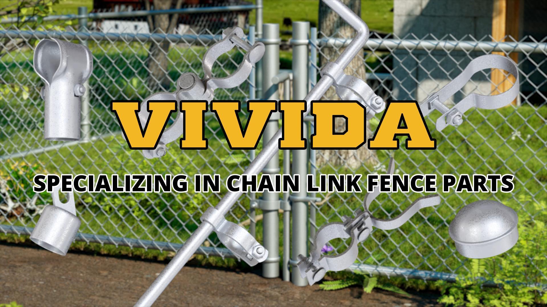 VIVIDA Gate Drop Rod 36 inch, Chain Link Drop Rod, Heavy Duty Cane Bolts  Pin Latch for Single or Double Gate, Chain Link Fence Parts, for 1-3/8