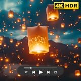 Flying Lanterns Screensavers: Sky Wishes TV