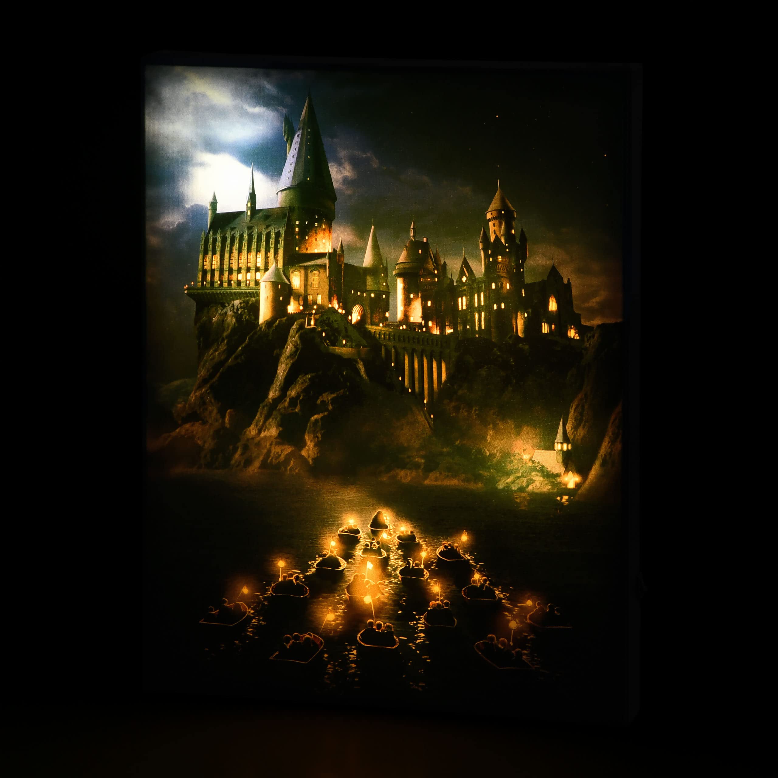 Elbenwald Harry Potter Mural With Light Phoenix Over Hogwarts From