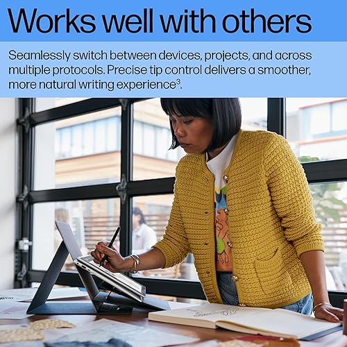 Miniatura 8 de HP 700 Rechargeable Multi Pen Compatible Across Devices/Protocols USBC Charging, Long Battery Life, LED Indicator Customizable Buttons Adjustable