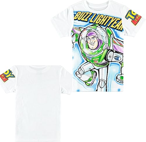 Miniatura 3 de Disney Toy Story Boys Buzz Lightyear Camiseta - Aire cepillado diseño Toy Story Boys camiseta