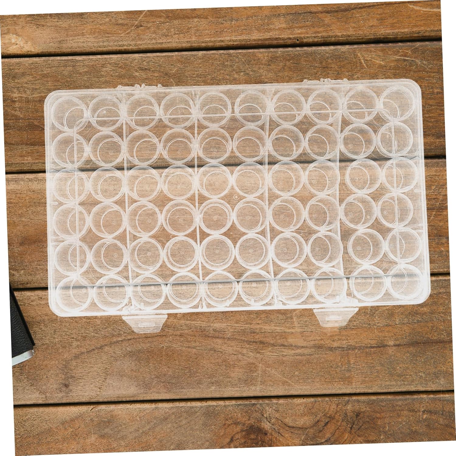 Slot Plastic Storage Organizer Box Transparent Bottles for Flowers Vegetables and Craft Supplies Moisture Easy Identification Multipurpose Use