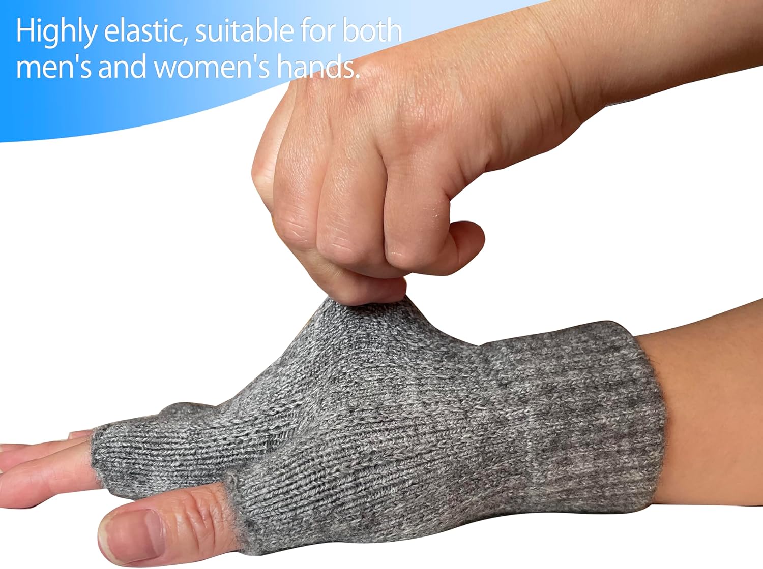 Gants D'Hiver Demi-Doigts Mitaines Tricotées Sans Doigts Gants 226987444586