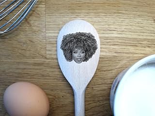 Fleur East's Face Engraved on a Wooden Spoon (30cm), Birthday, Christmas Gift. Strictly Come Dancing UK TV Show Star and Singer Songwriter.