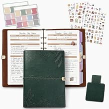Blank Recipe Book to Write in Your Own Recipes,Leather Recipe Book