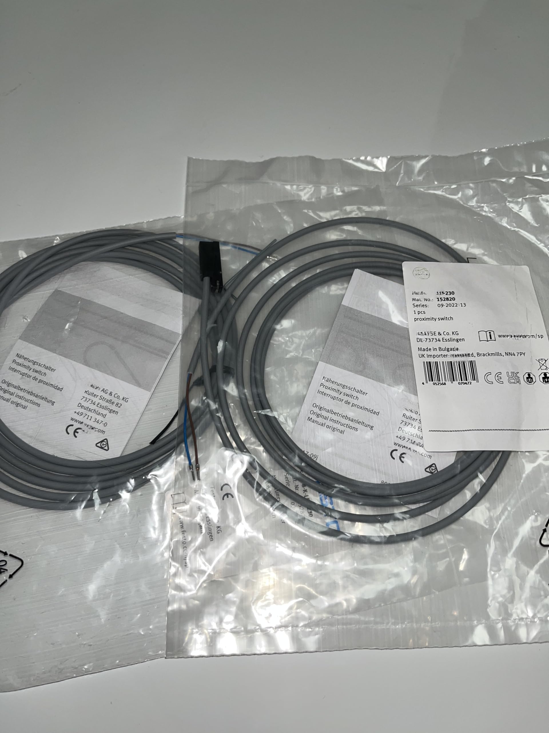 Oryginalny czujnik zbliżeniowy SME-8M-DO-24V-E-2.5-M12 543892