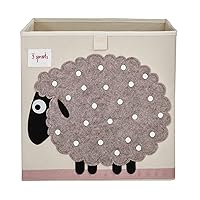 Vista 1 de 3 Sprouts Toy Storage Organizer: Toy Box Cube Organizer for Playroom, Nursery - Foldable Storage Bin - Sheep