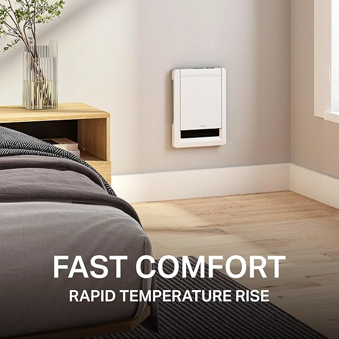 Calefactor Eléctrico de Pared 1500W 240V - Diseño Minimalista y Silencioso miniatura 4