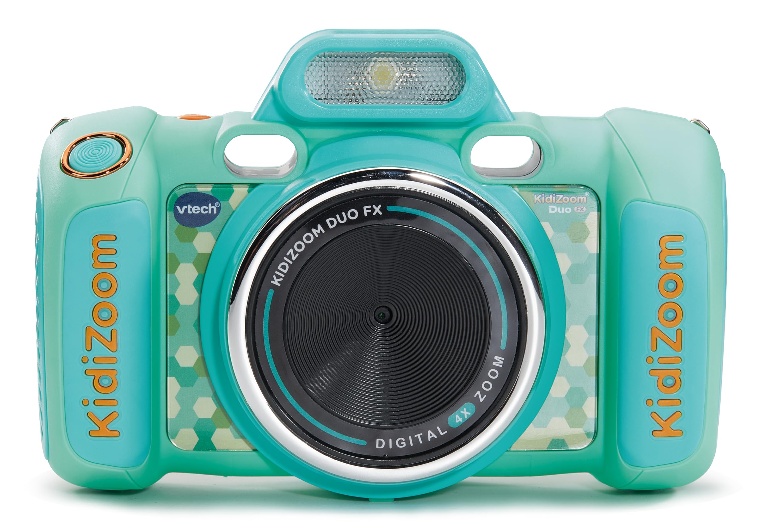 VTech - Kidizoom Duo FX Aquamarin, Aparat fotograficzny dla dzieci, selfie, wideo, kolorowy ekran, studio komiksowe, filtry i zabawne efekty, prezent dla dzieci w wieku 4-12 lat, wersja ESP