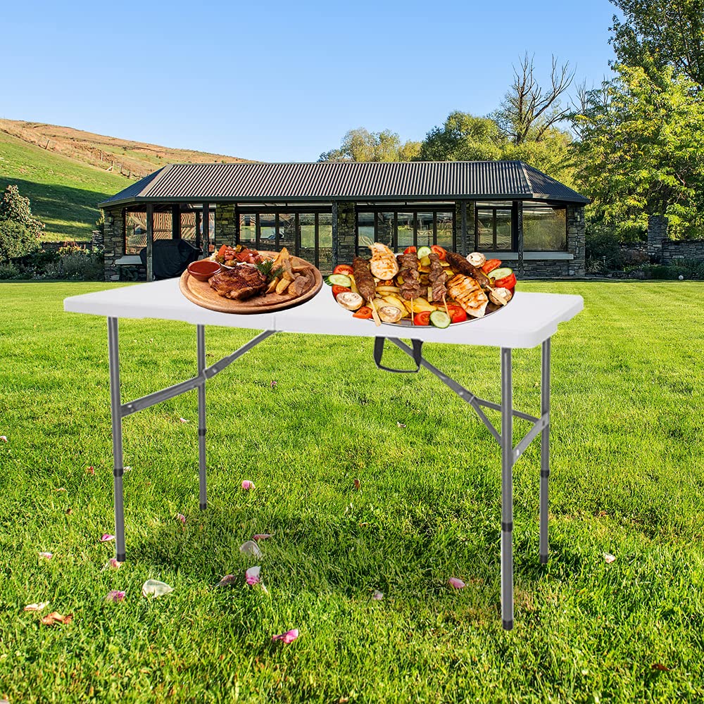 4FT 6FT RATTAN FOLDING TABLES- ZOOEY, Furniture Home Living - Main Image