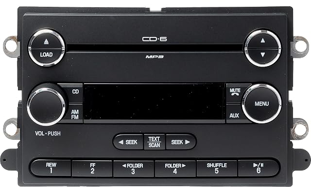 1 Factory Radio AM FM Radio 6 Disc CD MP3 Player Compatible with 2010 Ford F-250 Super Duty