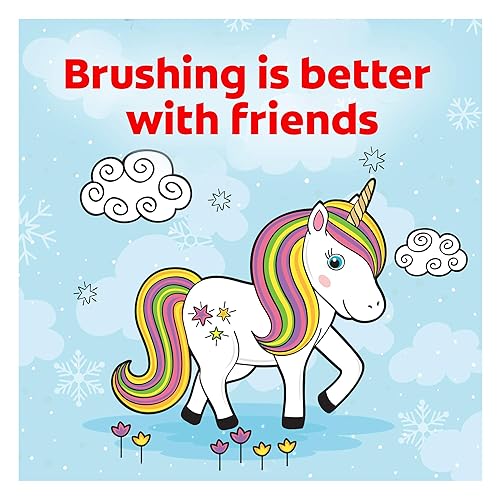 Miniatura 2 de Colgate Cepillo de dientes alimentado por batería para niños, cepillo de dientes con batería AA incluida, cerdas extra suaves, mango plano