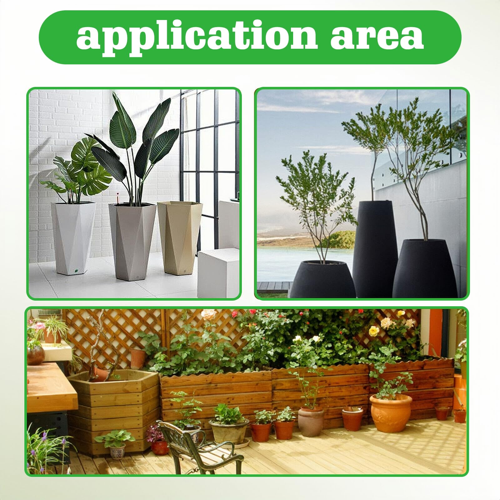 Lot de 6 grilles de protection rondes pour plantes (30 cm, protection pour pots pour chats, pour enfants et animaux de compagnie, couleur noir et marron)
