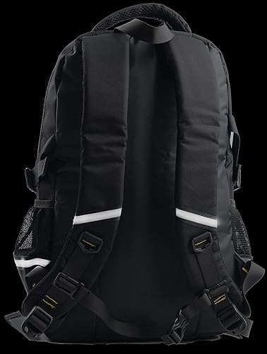 Miniatura 8 de Mochilas Bookbag Casual Hombro Daypack Mochila Viaje Mochila Negro, Typ3 Negro Amarillo, Mochila para Estudiantes