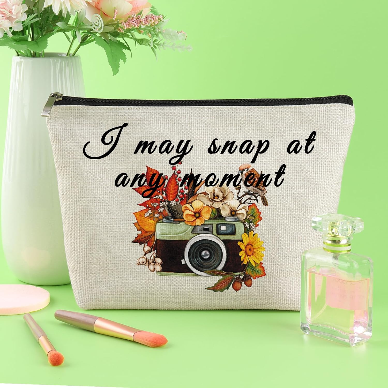 Photography Gifts for Photographers Camera Lovers Travel Zipper Pouch image 4
