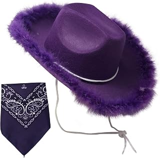 Amazon.com: purple cowboy hat